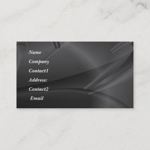 metal - reflection business card