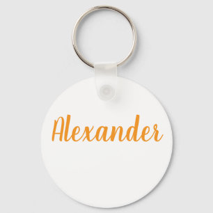 Metal ring keychain