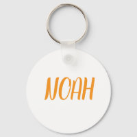 Metal ring round keychain