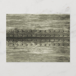 Metal Rivets Pattern Postcard