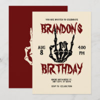 Metal Rock Birthday