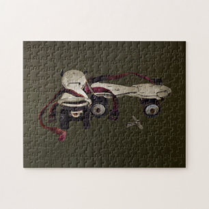 Metal Roller Skates With Key Jigsaw Puzzle
