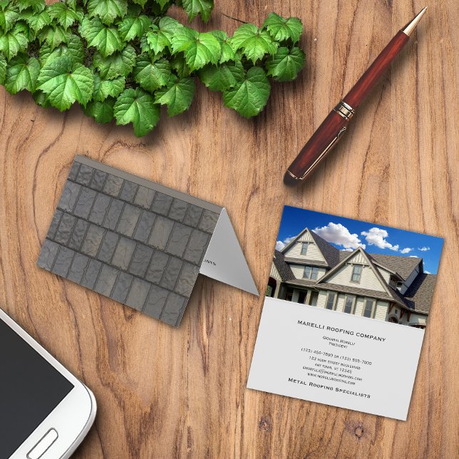 Metal Roofing Company Business Card (Creator Uploaded)