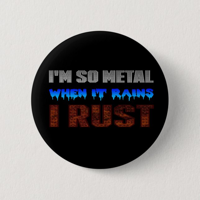 Metal Rust Button (Front)