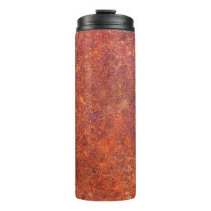 metal rustic texture thermal tumbler
