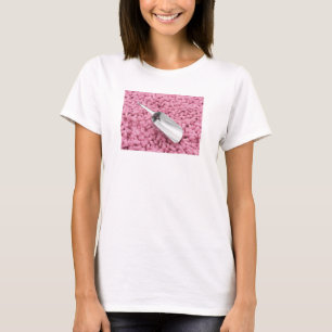 Metal scoop on pink candies T-Shirt