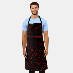 metal, shiny, pattern, music, note, elegant,  apron