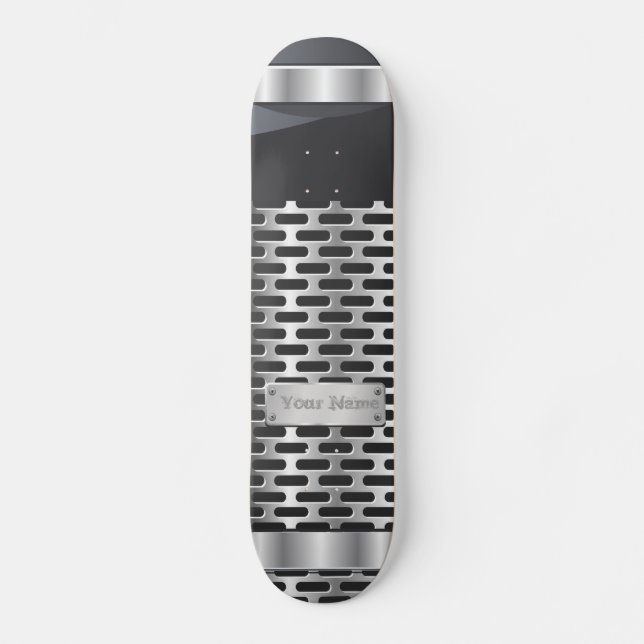 Metal  Skateboard Deck (Front)