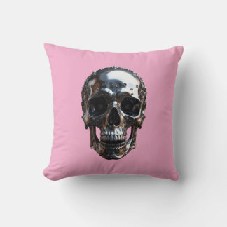 Metal Skull Cushion