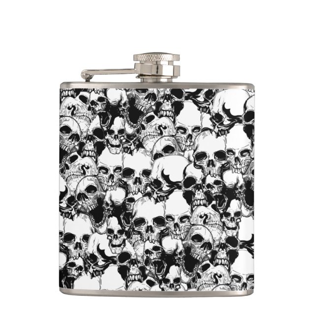 Metal Skulls Flask (Front)
