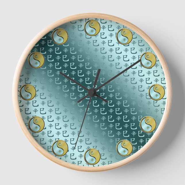 Metal Snake Clock (Front)