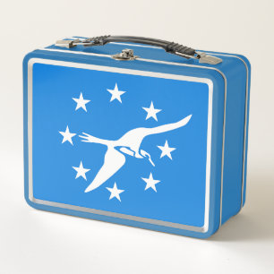 Metal Stainless Lunchbox - flag of Corpus Christi