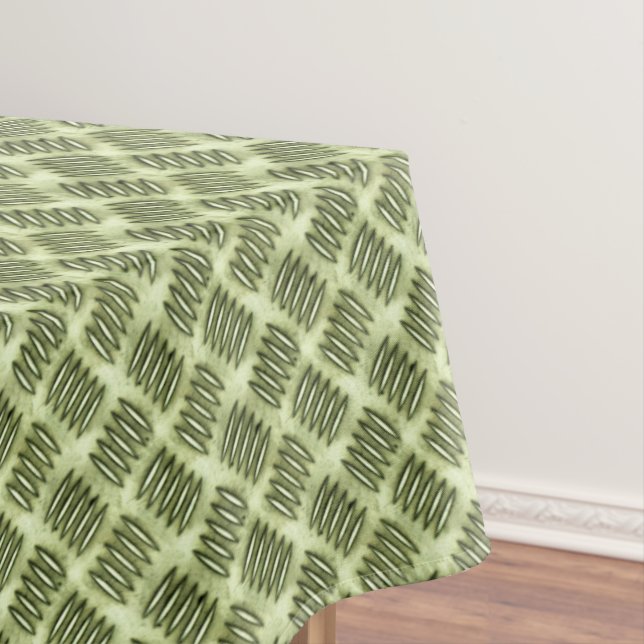 Metal Steel Chequered Flooring Diagonal Texture Tablecloth (In Situ)