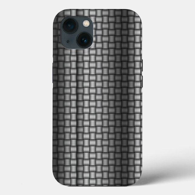 Metal: Steel Metal Weave High Res Case-Mate iPhone Case (Back)