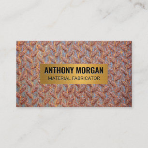 Metal Steel Pattern Background Business Card