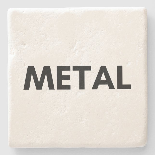 metal stone coaster (Front)