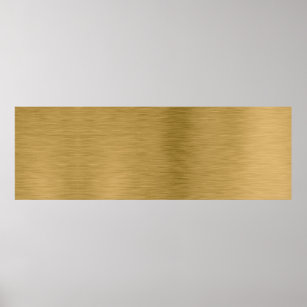 Metal texture gold surface poster