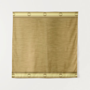 Metal texture gold surface tapestry