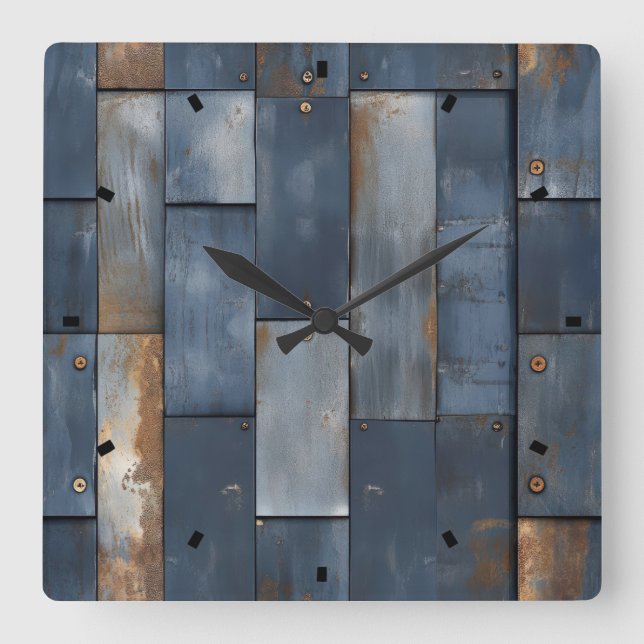 Metal Texture Wall Clock (Front)
