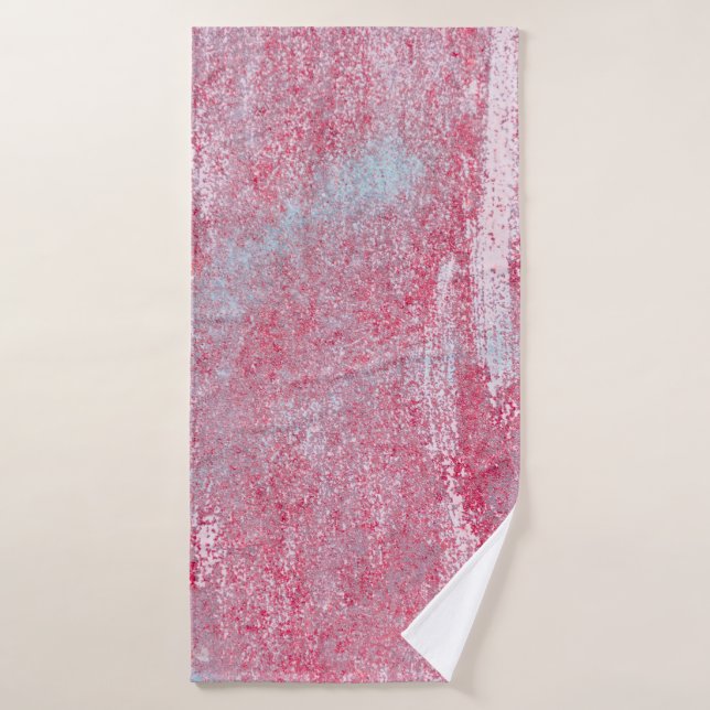 Metal texture with scratches and cracks abstract,  bath towel (Bath Towel)