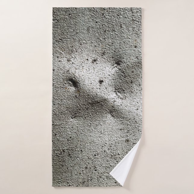 Metal texture with scratches and cracksabstract, a bath towel (Bath Towel)