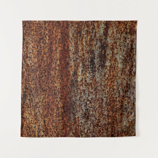 Metal texture with scratches and cracksabstract, a tapestry (Front)