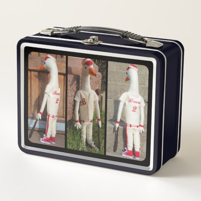 Metal tin box Vintage Style Black series (Front)