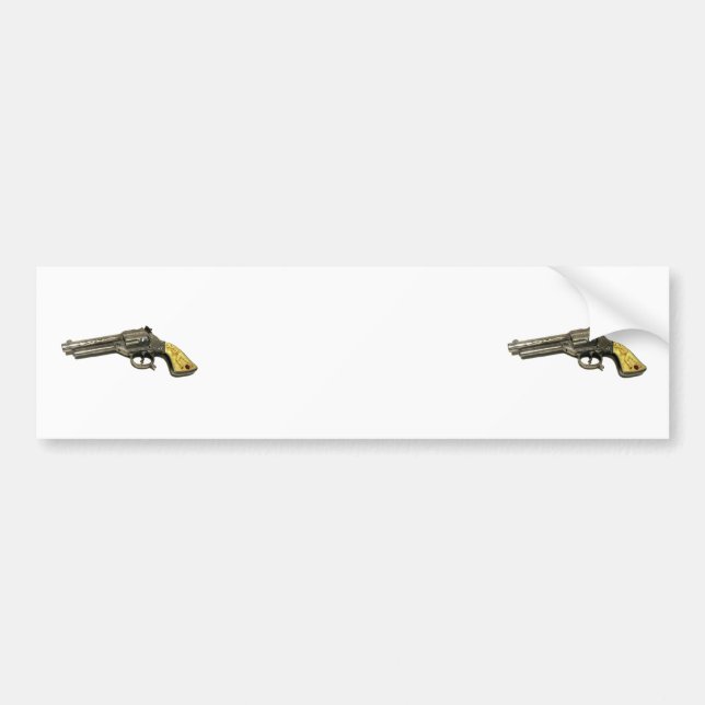 Metal Toy Gun Bumper Sticker (Front)
