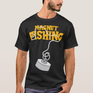 Metal Treasure Hunting Gift Coin Collector Magnet T-Shirt