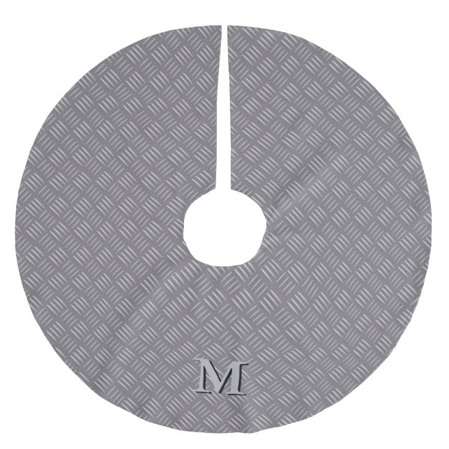 Metal Tree Skirt Industrial Christmas Decorations (Front)