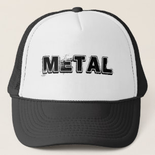 METAL TRUCKER HAT