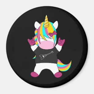 Metal Unicorn Magnet