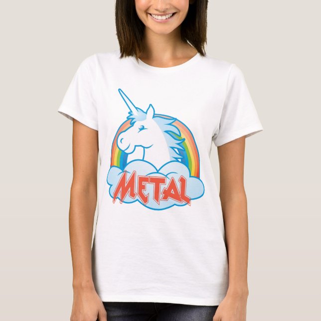 metal-unicorn T-Shirt (Front)