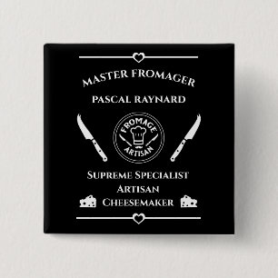 Metal Wall Art 15 Cm Square Badge