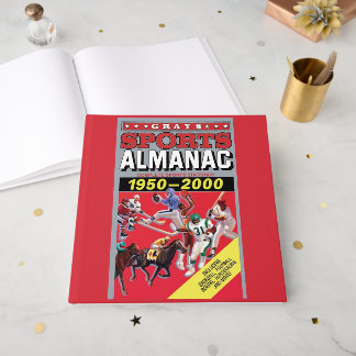Metal Wall Art Sports Almanac Guest Book