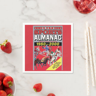 Metal Wall Art Sports Almanac Napkin