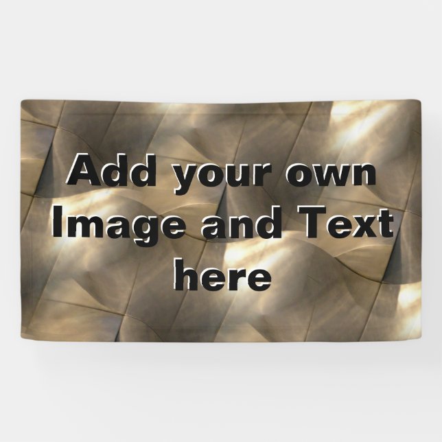 Metal Waves Formation seamless background Banner (Horizontal)