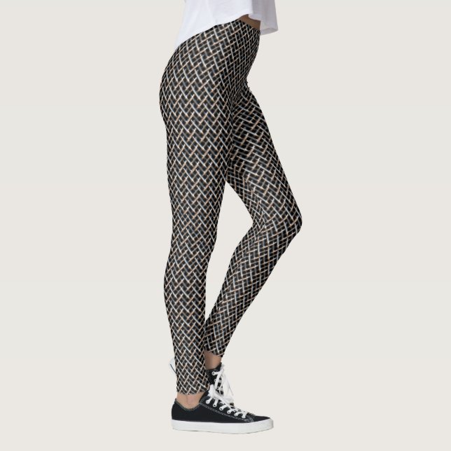 Metal Weave 2-5 Image Options Leggings (Right)