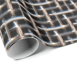 Metal Weave 2 Wrapping Paper
