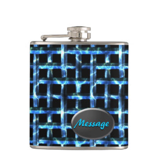 Metal Weave 3 Wrapped Flask