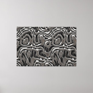 Metal Weave 4 Wrapped Canvas
