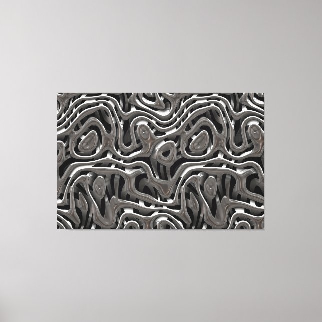Metal Weave 4 Wrapped Canvas (Front)