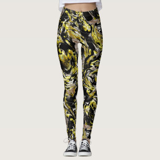 Metal Weave Art 1 Leggings