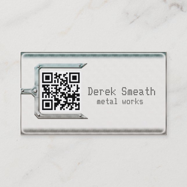 Metal works card QR code (Front)