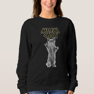 Metalcats Vaporware Art Meow Love Music For Fan Sweatshirt