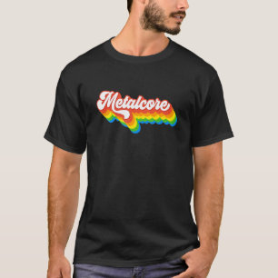 Metalcore Music Punk Thrash Rainbow Heavy Metal T-Shirt