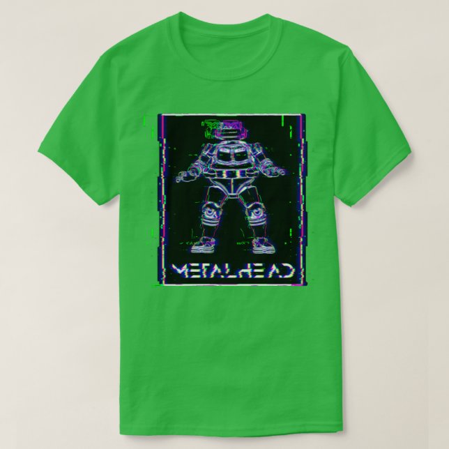 Metalhead Glitch T-Shirt (Design Front)