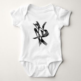 Metalic Baby Bodysuit