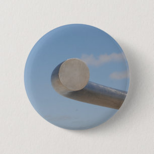 Metalic Blue Skies 6 Cm Round Badge