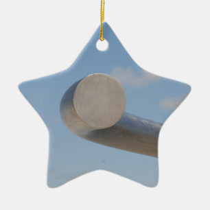 Metalic Blue Skies Ceramic Tree Decoration